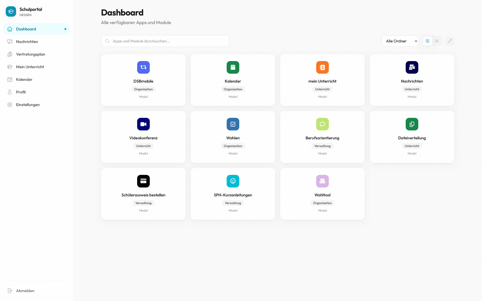 Lanis UI Dashboard